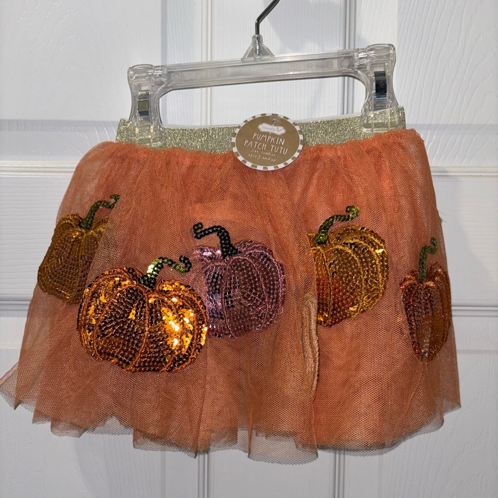 Mud Pie Pumpkin Patch Sequin Tutu